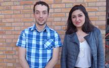 Guillaume Flandin et Mitra Kiani, élèves-Ingénieurs ENSAIA