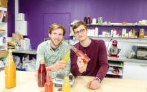 Inoui, aujourd'hui Symples, boissons innovantes et biologiques créées par 2 élèves de l'ENSAIA